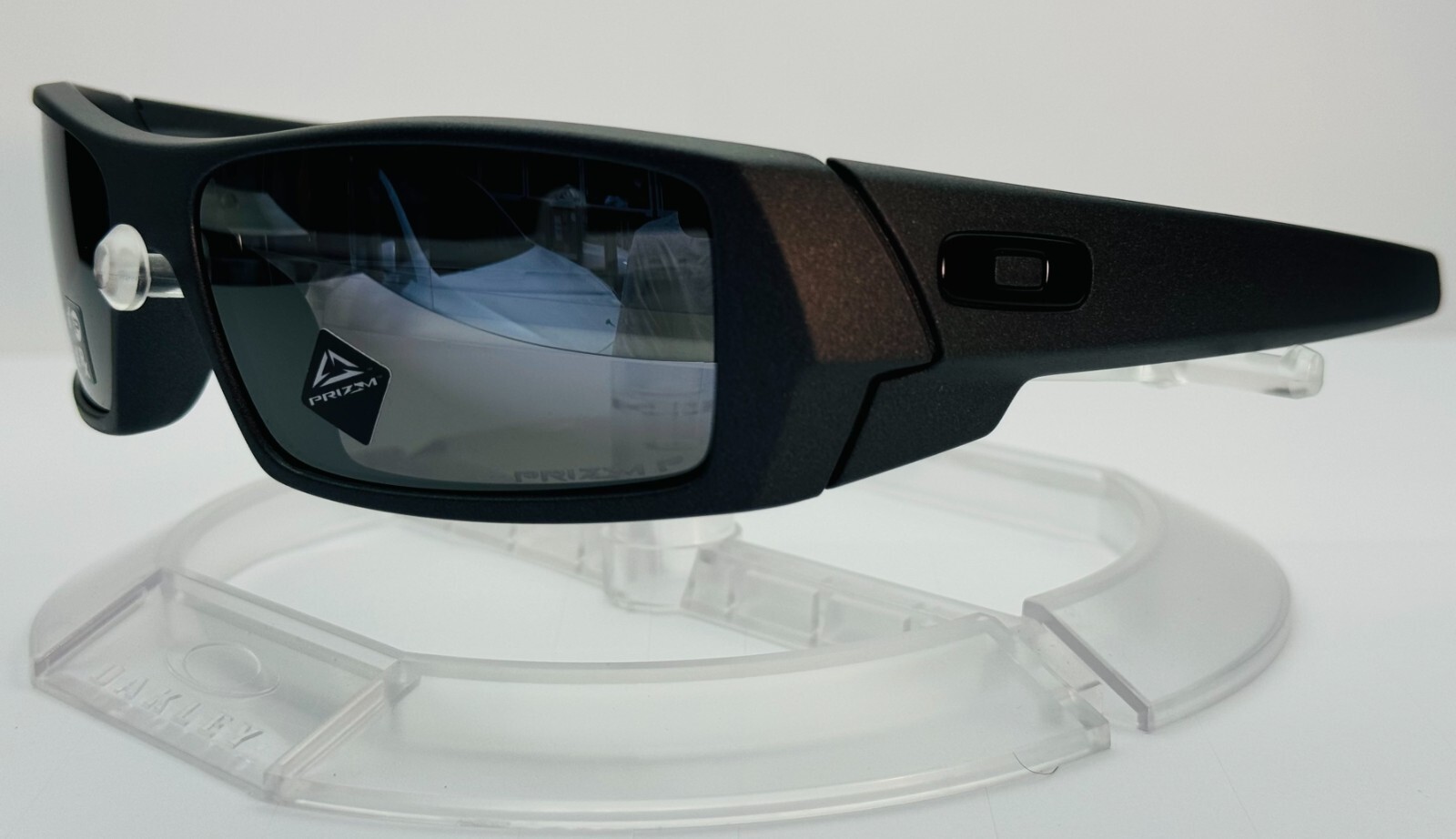 New Oakley Gascan Sunglasses / Steel / Prizm Black Polarized / 009014-35