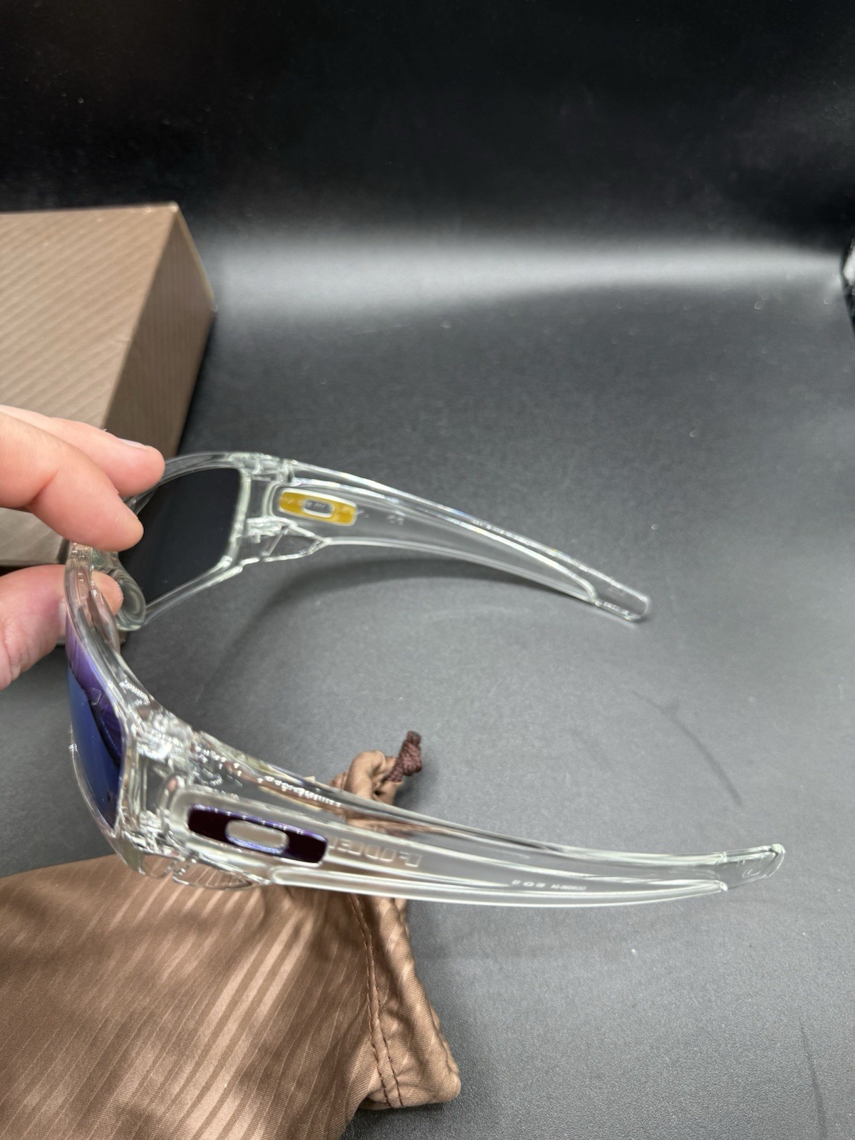 Oakley Fuel Cell Polished Clear/Violet Iridium Lenses oo9096-04