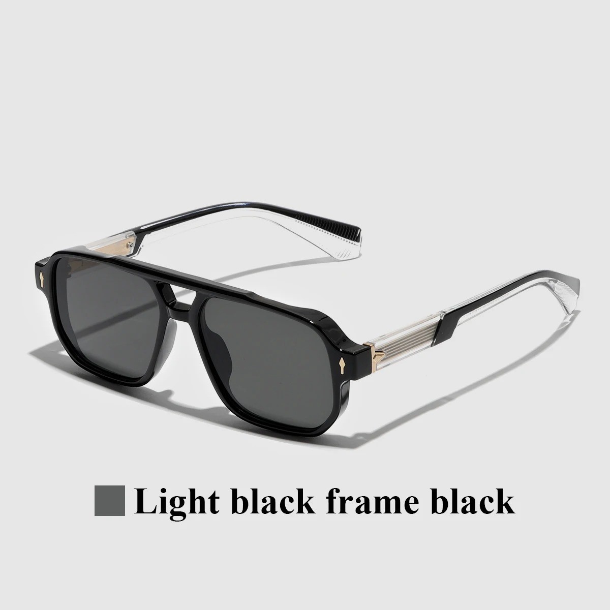 Retro 2026 Transparent Frame Sunglasses UV400 Designer Style Unisex