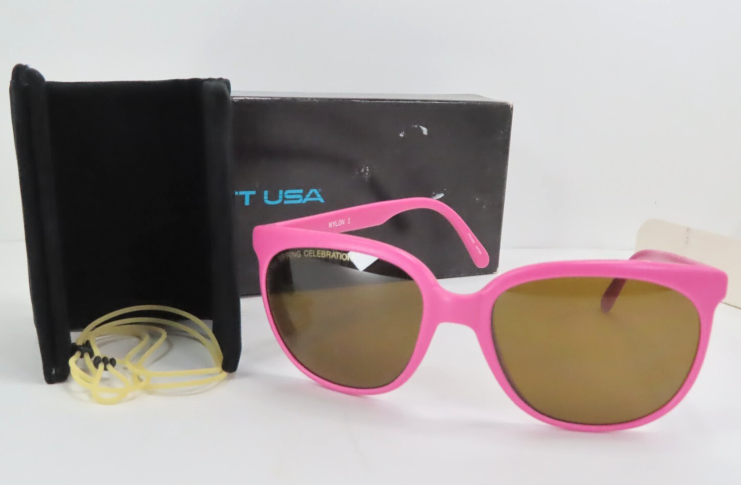 VINTAGE Scott Classic Sunglasses Nylon 1 Pink T15 Scott G.E. Lexan Lenses