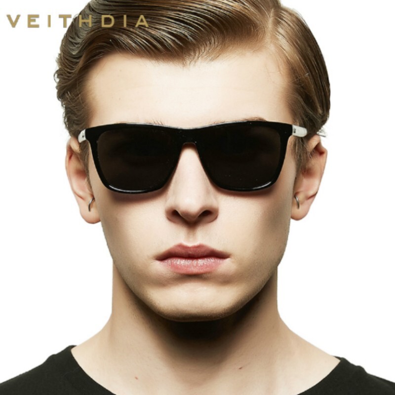 VEITHDIA Aluminium Polarized Photochromic Sunglasses Men Eyewear Driving Glasses