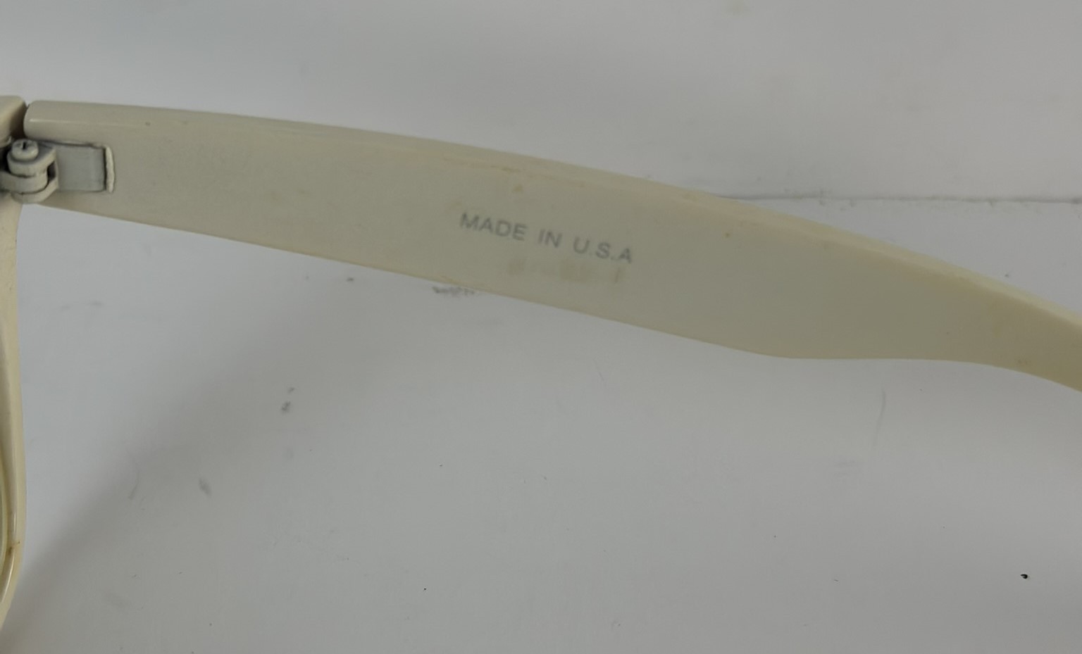 Ray Ban RB2141 Wayfarer Glasses Ivory Off White Vintage Bausch Lomb Made in USA