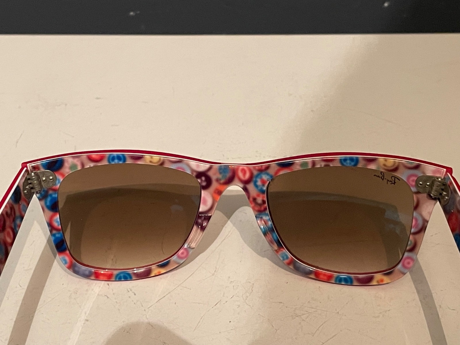Ray-Ban Wayfarer RB2140 Special Series #4 Sunglasses Italy w/ Case Rare