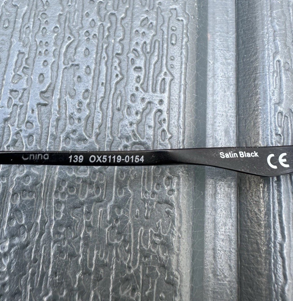 Oakley Limit Switch 0.5 OX5119-0154 Satin Black Eyeglasses FRAMES ONLY 54-17-139