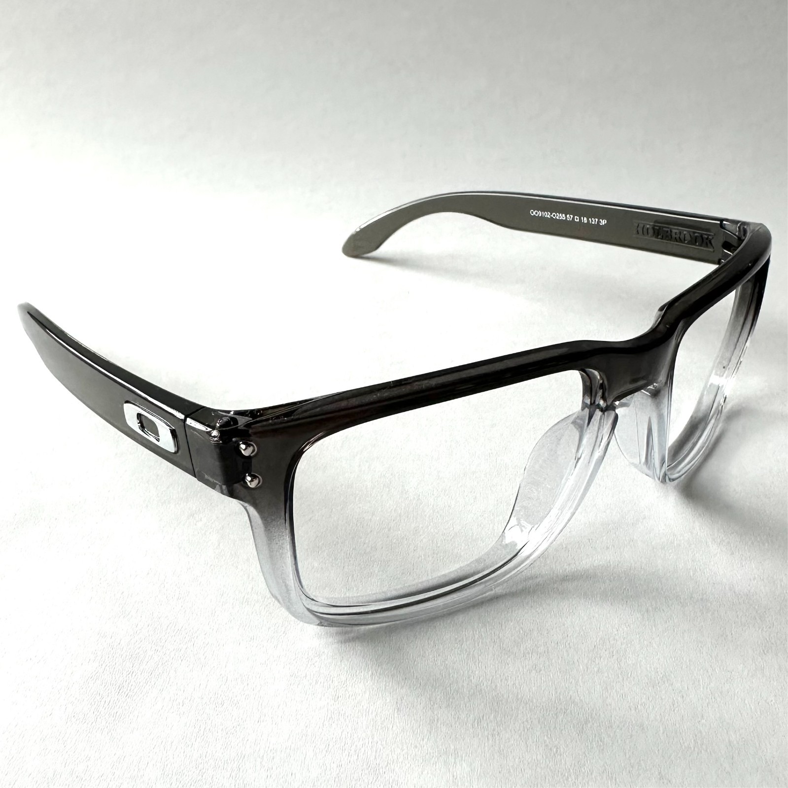 Oakley Holbrook Dark Ink Fade Black Replacement Frame Only Authentic OO9102
