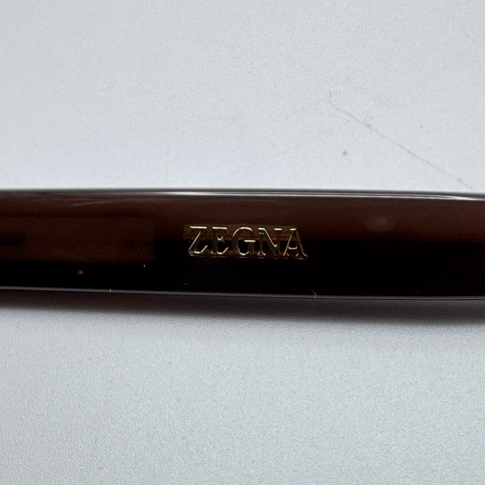 Ermenegildo Zegna Sunglasses EZ0271 48E Shiny Dark Brown Frame Brown Lens 48mm