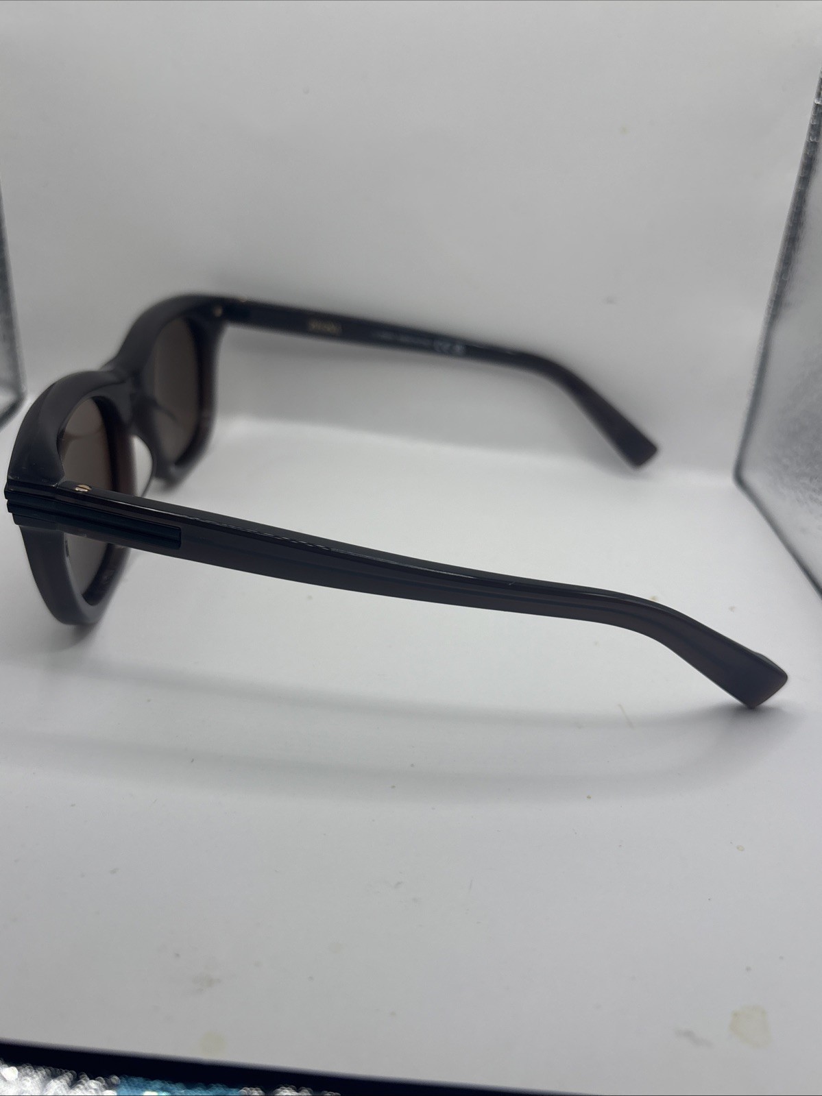 Zegna EZ0281 48E Sunglasses Authentic Brand New Authentic Brown Frame/lens
