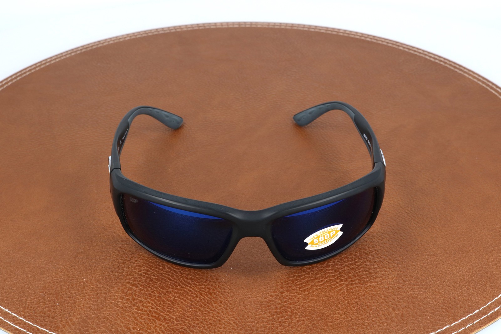 Costa Fantail Black Rectangle Polarized Sunglasses 59-14-127