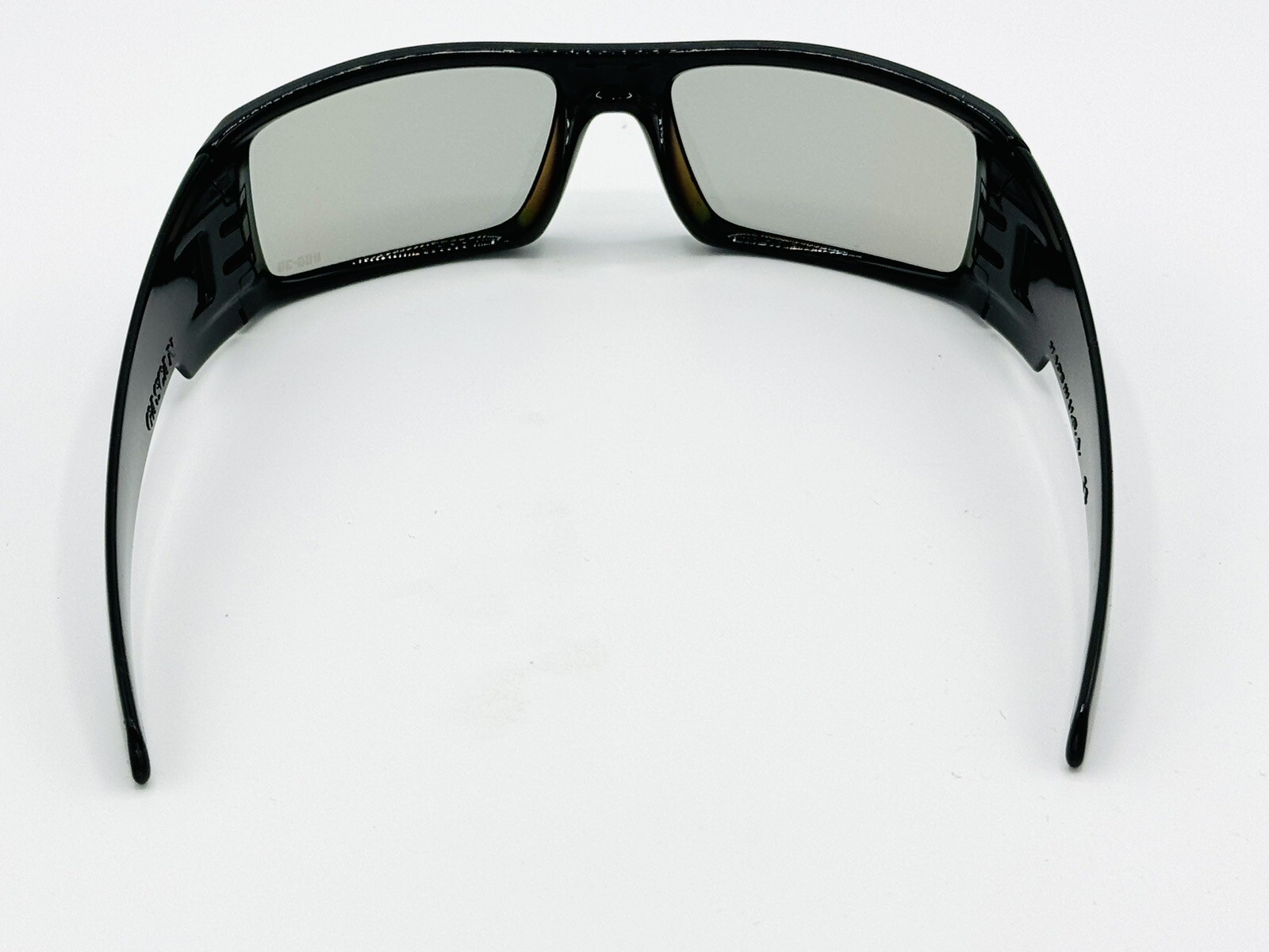 NEW OAKLEY GASCAN SUNGLASSES 3X- W/ HDO – 3D LENS POLISHED BLACK FRAME BLACK