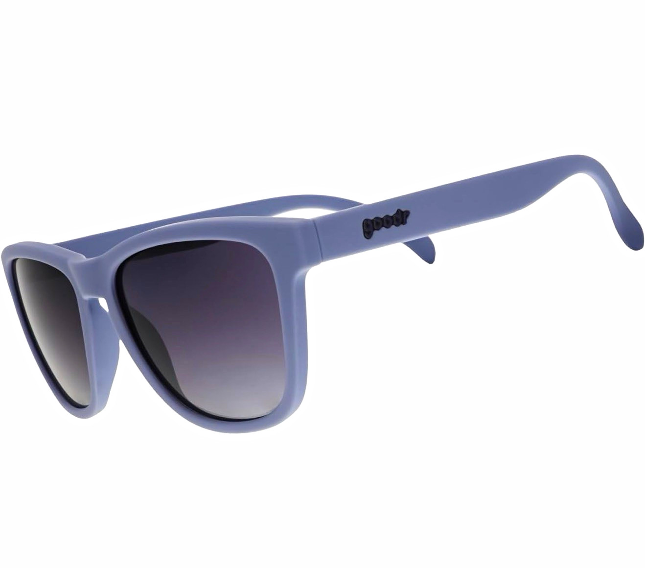goodr Zombie Skin Care Routine Square Sunglasses Purple/Gray Gradient G00447