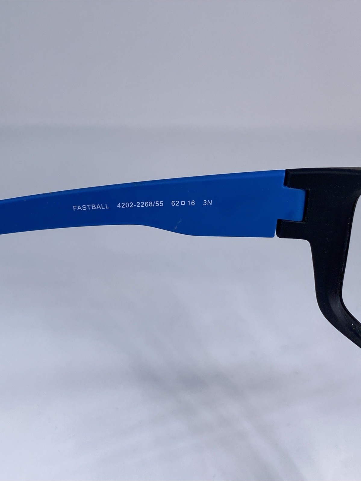 ARNETTE FASTBALL 4202-2268/55 Black/Blue Wrap Sunglasses Frame 62-16mm