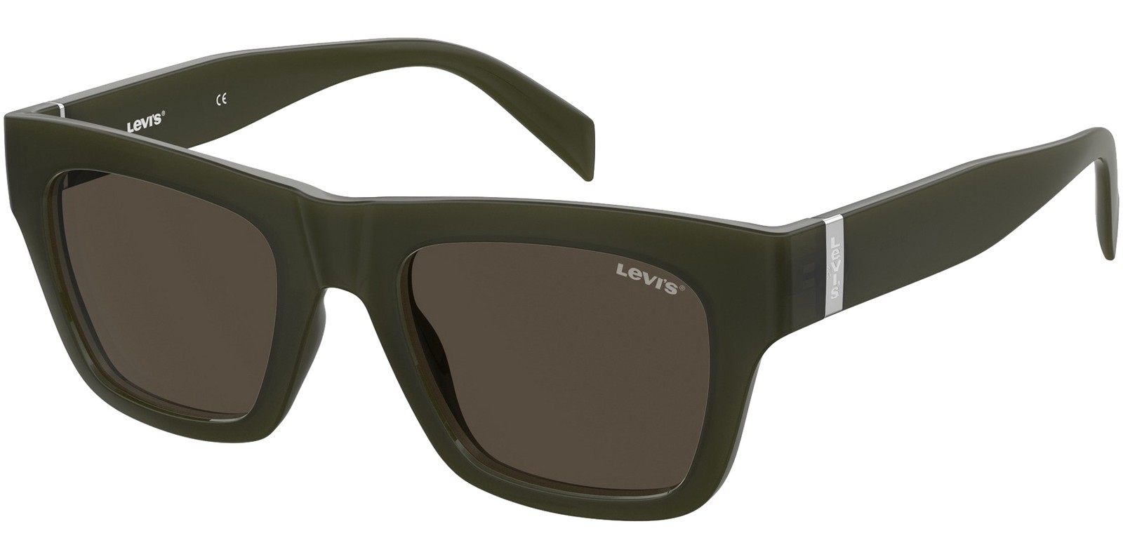 Levi’s Men’s Square Sunglasses w/ Steel Hinges – LV1026S