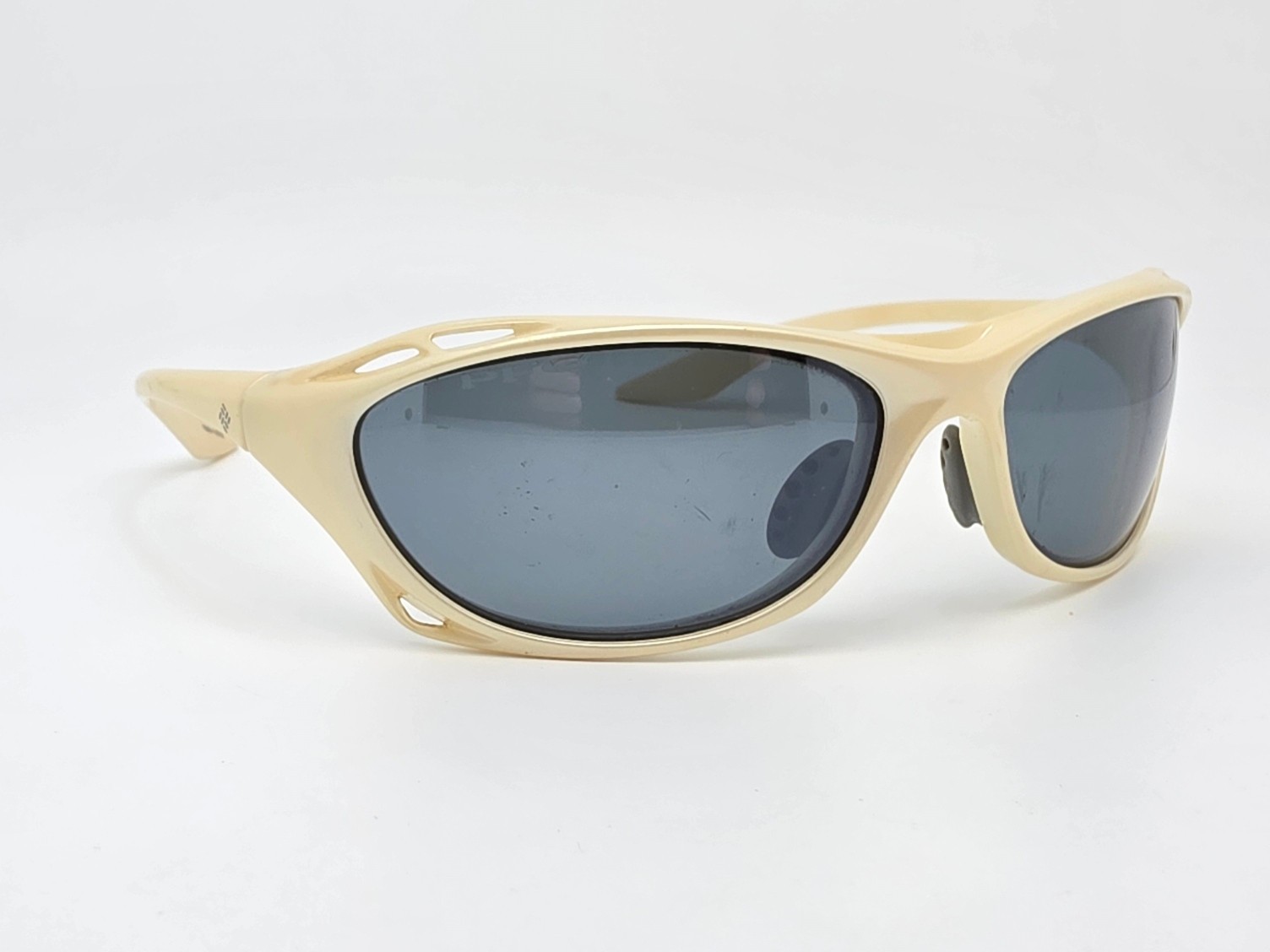 Columbia PFG Pacifica C04 Metallic White Frame Polarized Grey Lens Sunglasses