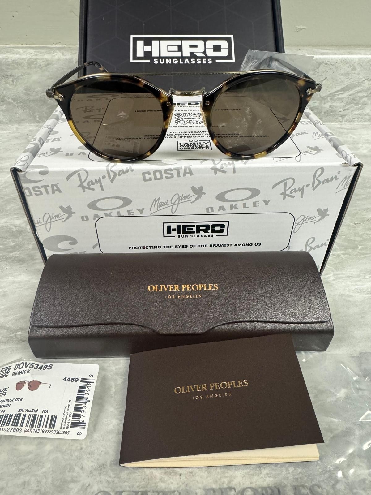 OLIVER PEOPLES | NEW | REMICK | 5349S 140773 | TORTOISE | BROWN