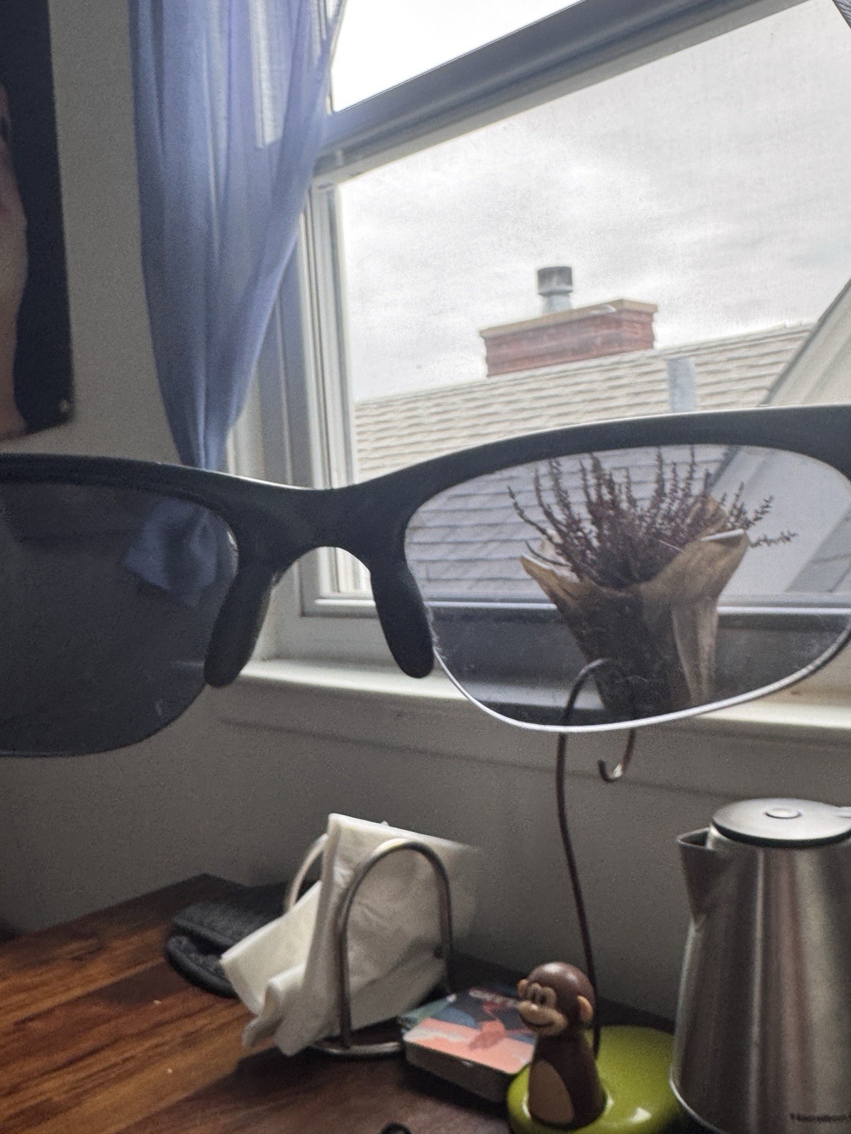 Oakley Half Jacket 1.0 Vintage Y2K Black Polished Iridium Sunglasses Made in USA