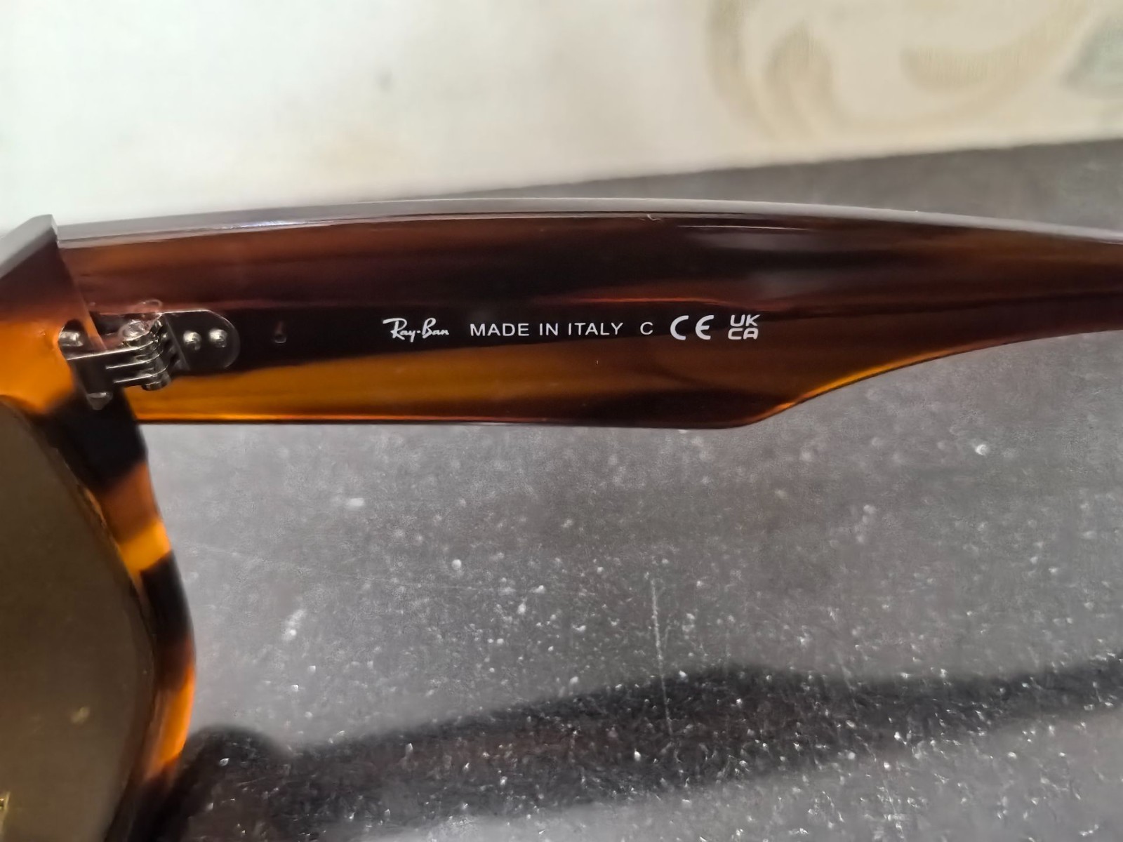 Ray-Ban Mega Wayfarer Sunglasses RB0840S 954/33 Havana/ Brown Lens 51-21 145