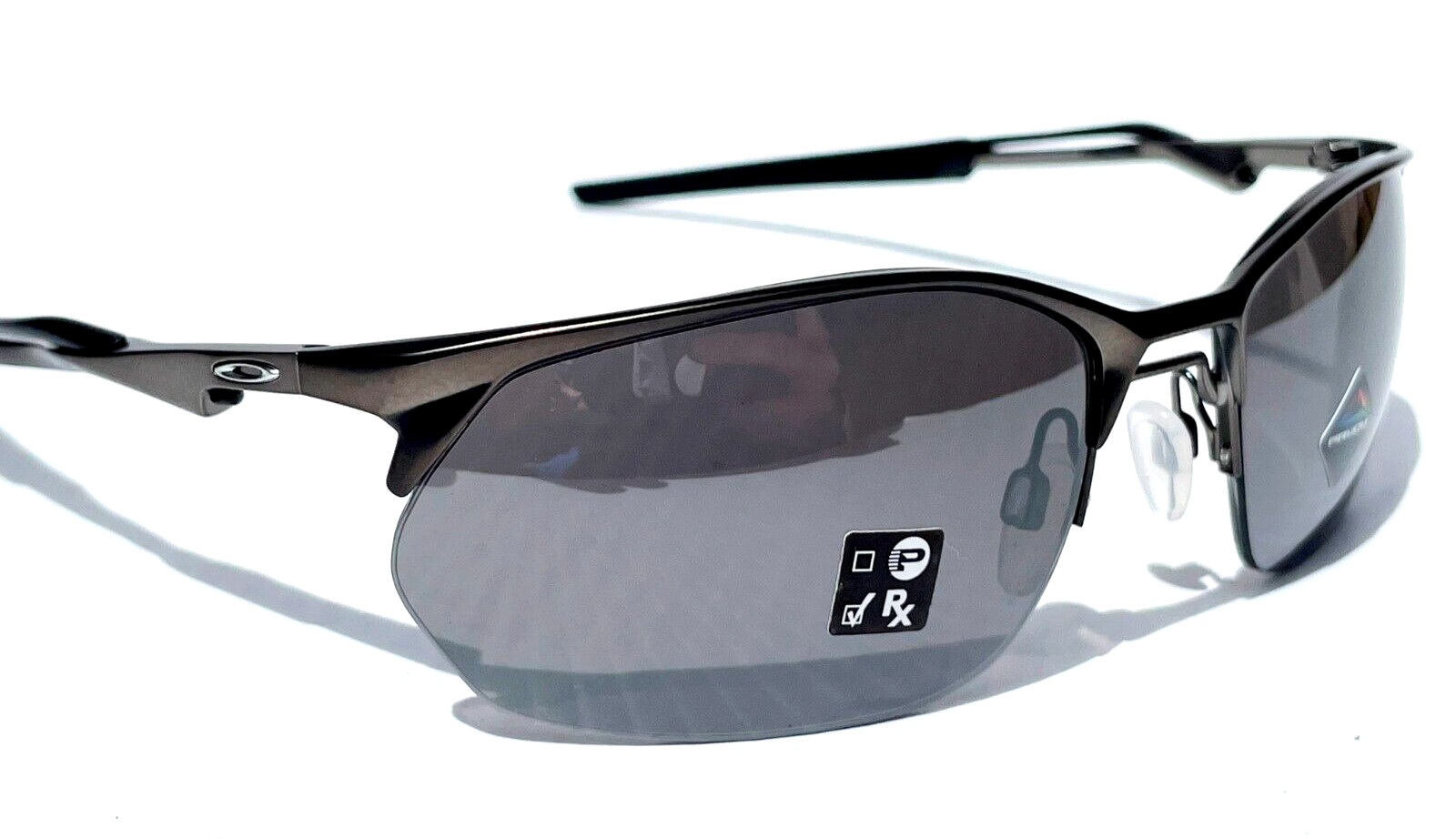 NEW Oakley WIRE TAP 2.0 Matte Gunmetal PRIZM Black Lens Sunglass 4145-02