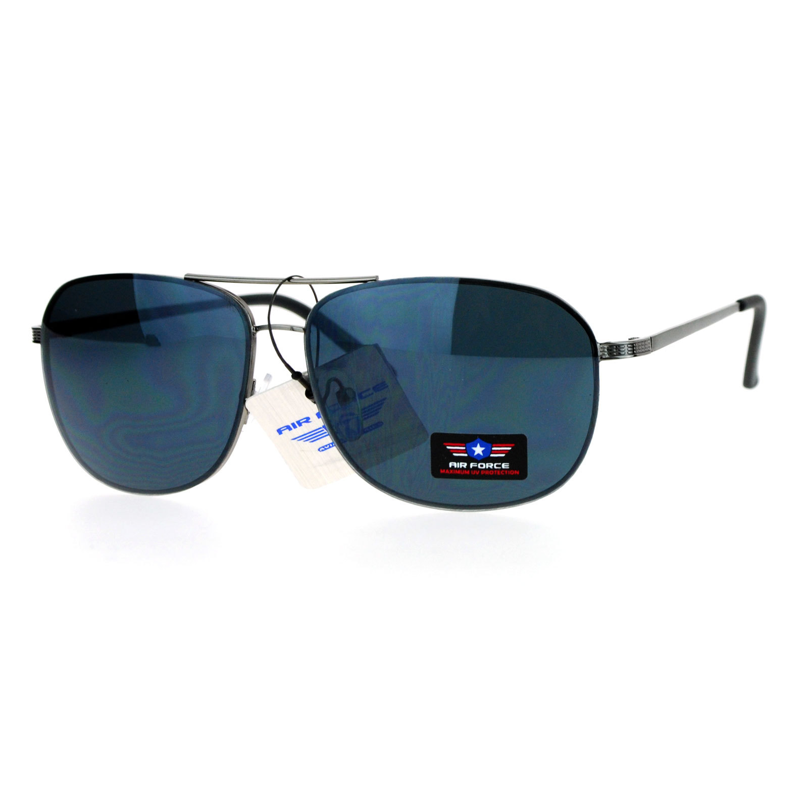 Air Force Pilot Sunglasses Rounded Square Navigators Men’s Fashion UV400