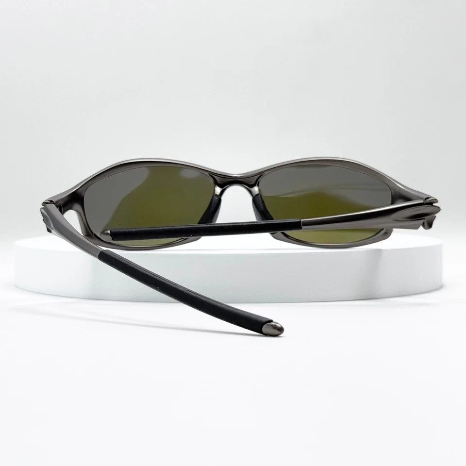 Oakley Hatchet X-Metal Sunglasses Purple Polarized Lens Vintage Y2KIN BOX