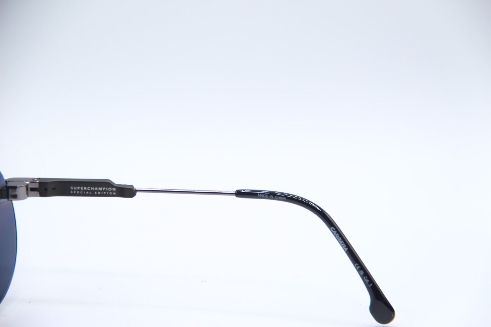 NEW CARRERA SUPERCHAMPION V812K BLACK CLEAR AUTHENTIC FRAMES SUNGLASSES 99-01