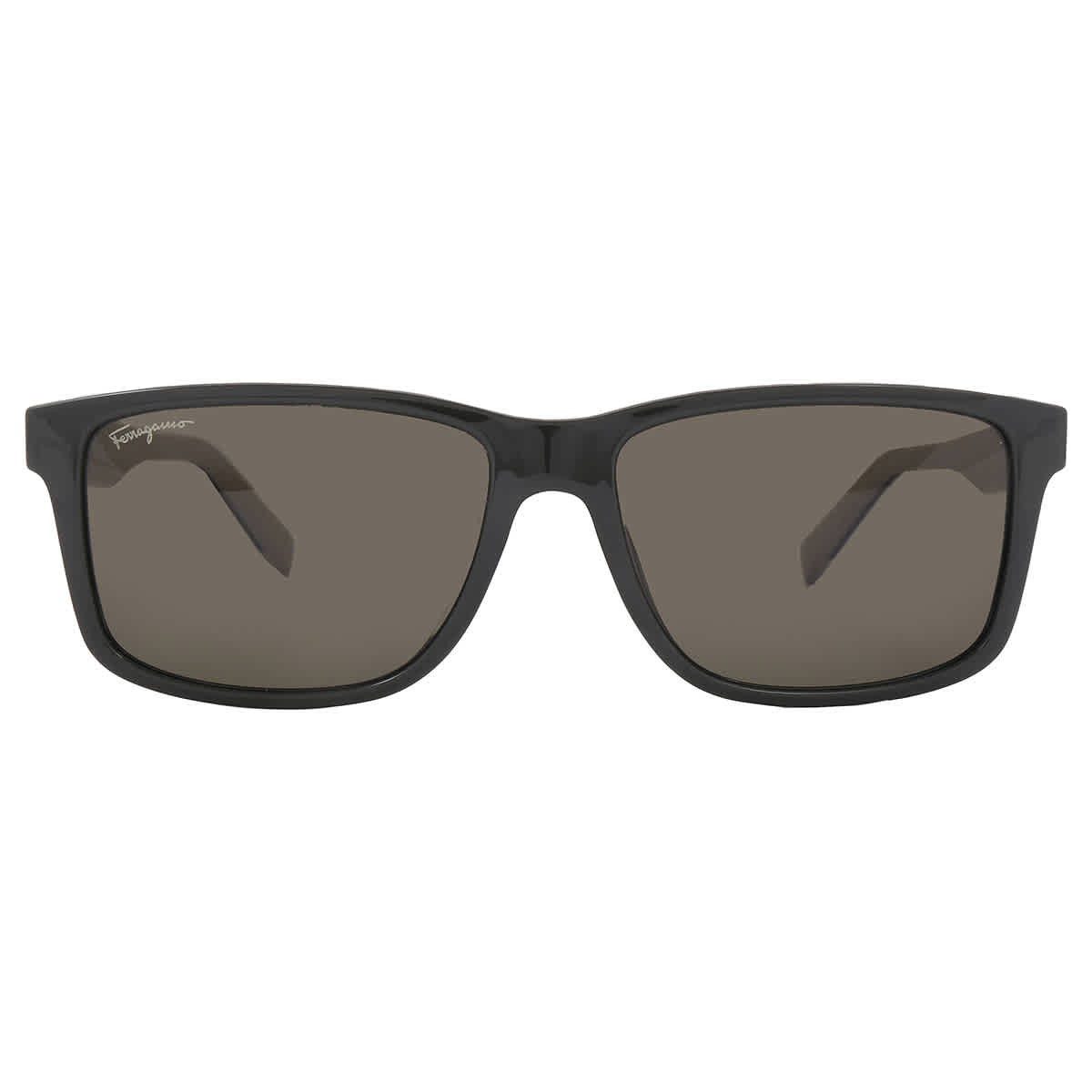 Salvatore Ferragamo Dark Grey Rectangular Men’s Sunglasses SF938S 338 57