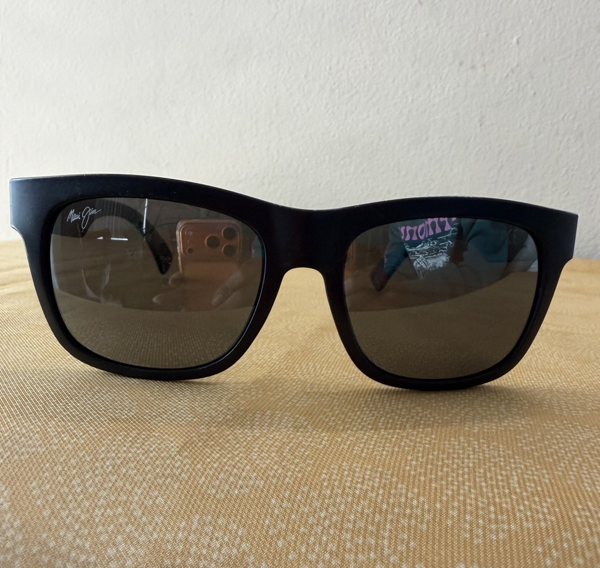 Maui Jim Snapback MJ730-2M Polarized Sunglasses Matte Black 53-18-145