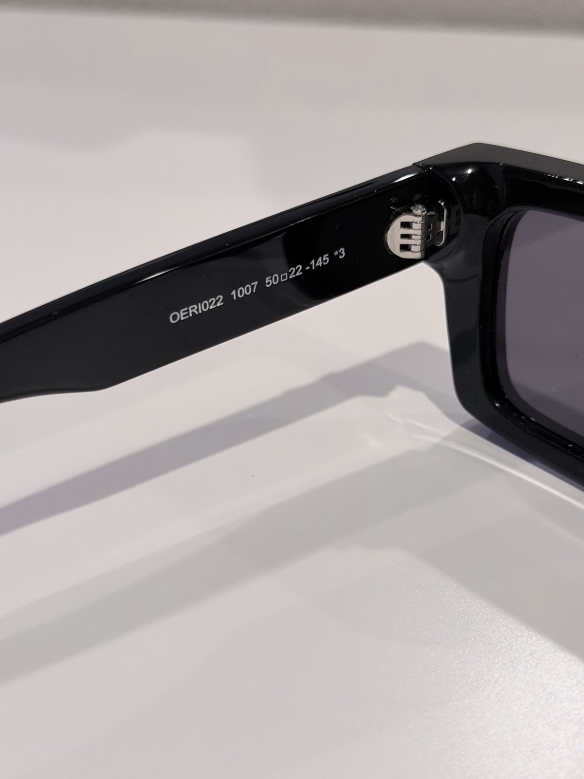 Off-White Virgil Sunglasses Black/Dark Grey OERI022S22PLA0011007