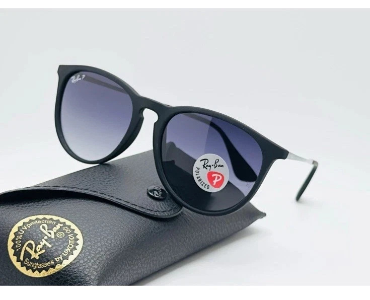 Ray Ban RB4171 Erika 54mm Polarized Sunglasses – Black Frame/ Gray Gradient Lens