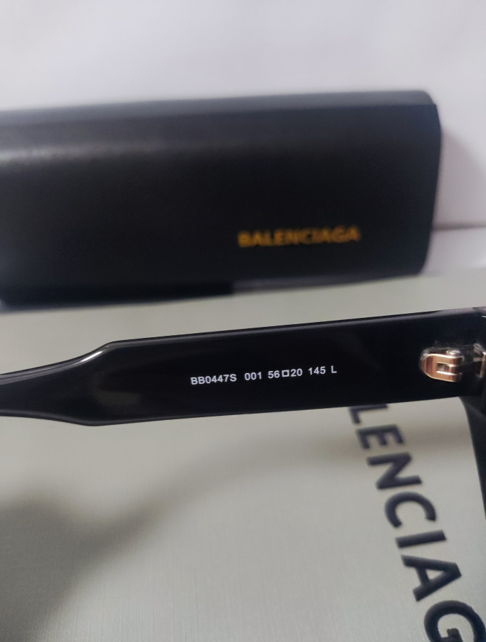 Authentic Balenciaga Sunglasses BB0447S 001 Havana Smart Men’s Black 56mm