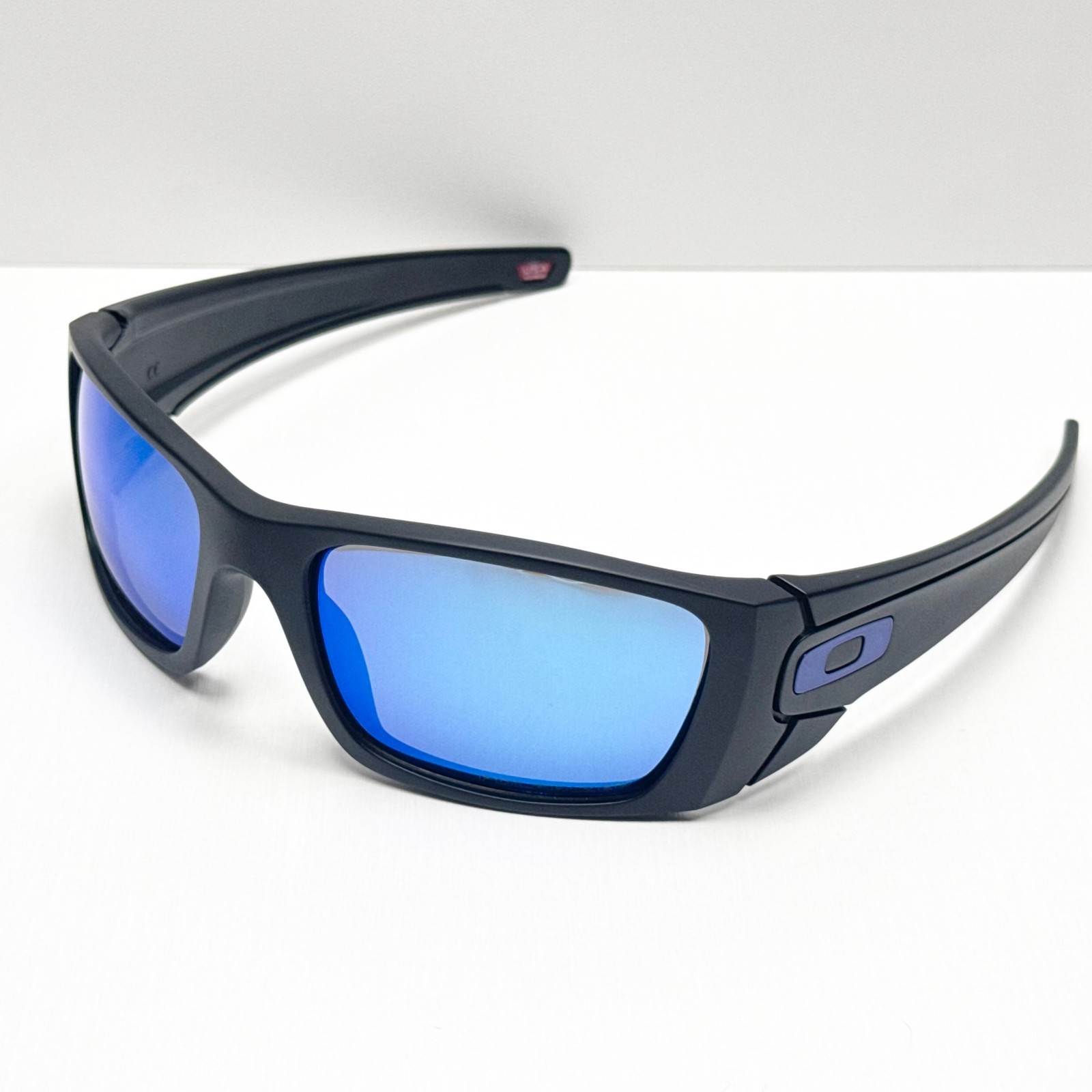 Oakley Fuel Cell OO9096 Sunglasses Matte Black Lake Blue Polarized