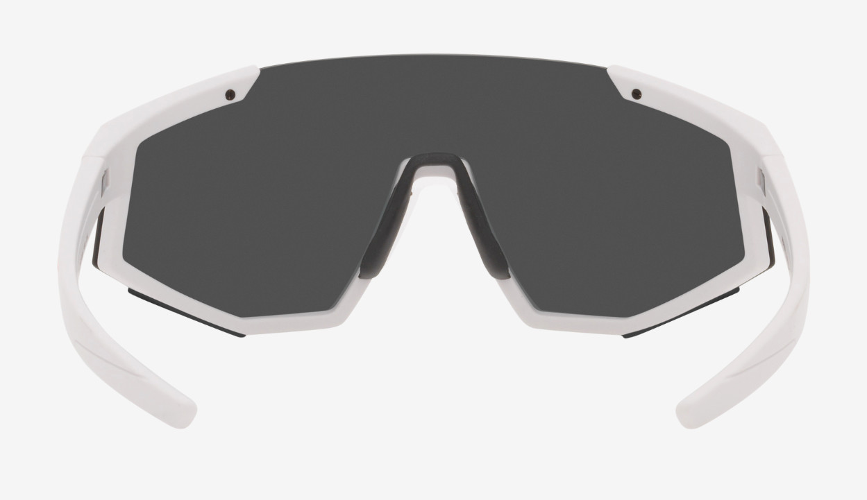 PRADA 04W PS04WS Linea Rossa IMPAVID Sport Sunglasses White Pilot Wrap AUTHENTIC