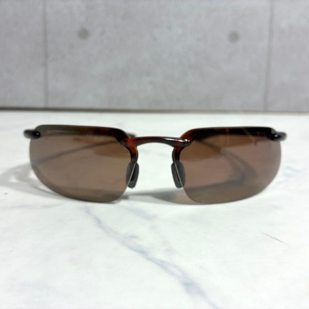 Maui Jim MJ SPORT Sunglasses Half Rim Tortoiseshell Pattern No from Japan