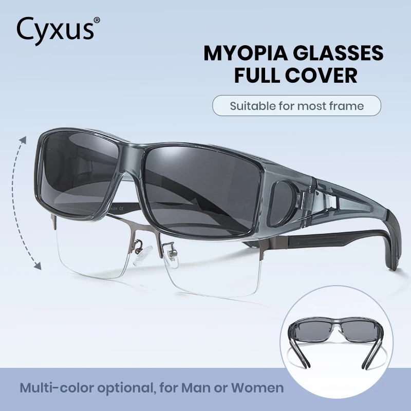 Fit Over Polarized Sunglasses for Men Women Sports Driving Wear Over Glasses