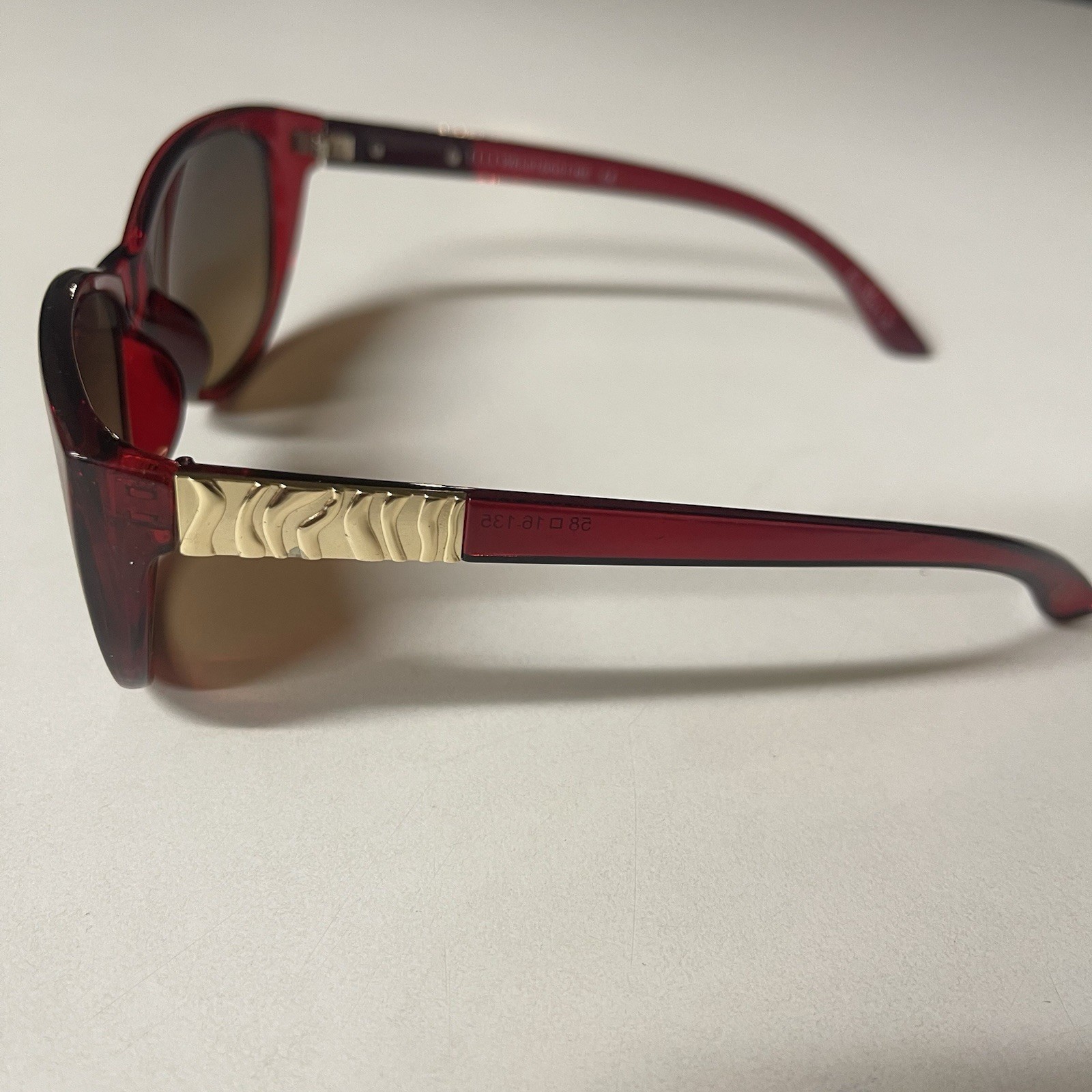 ELLE WEL91SG01 Red Oversized Sunglasses 58-16-135mm