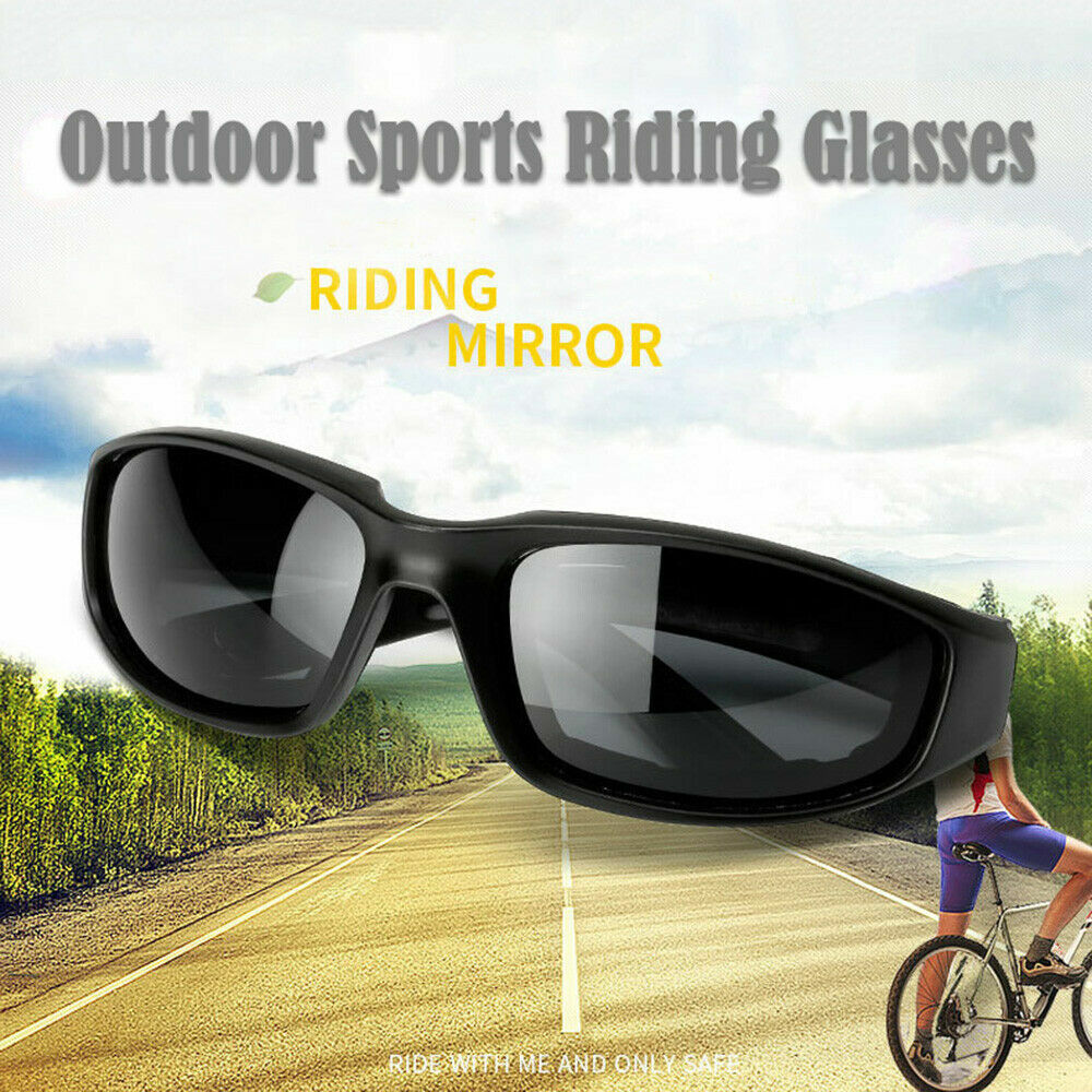 Motorcycle Sunglasses Bike Riding Glasses Clear Lens Wind Resistant Anti Fog Len