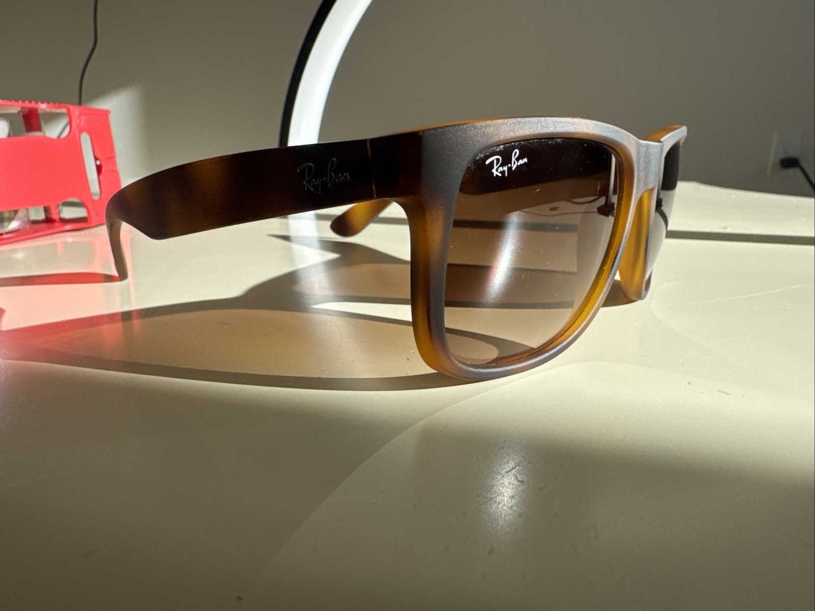 Ray-Ban Justin Classic Havana/Brown Gradient 54 mm Sunglasses RB4165 710/13 #107