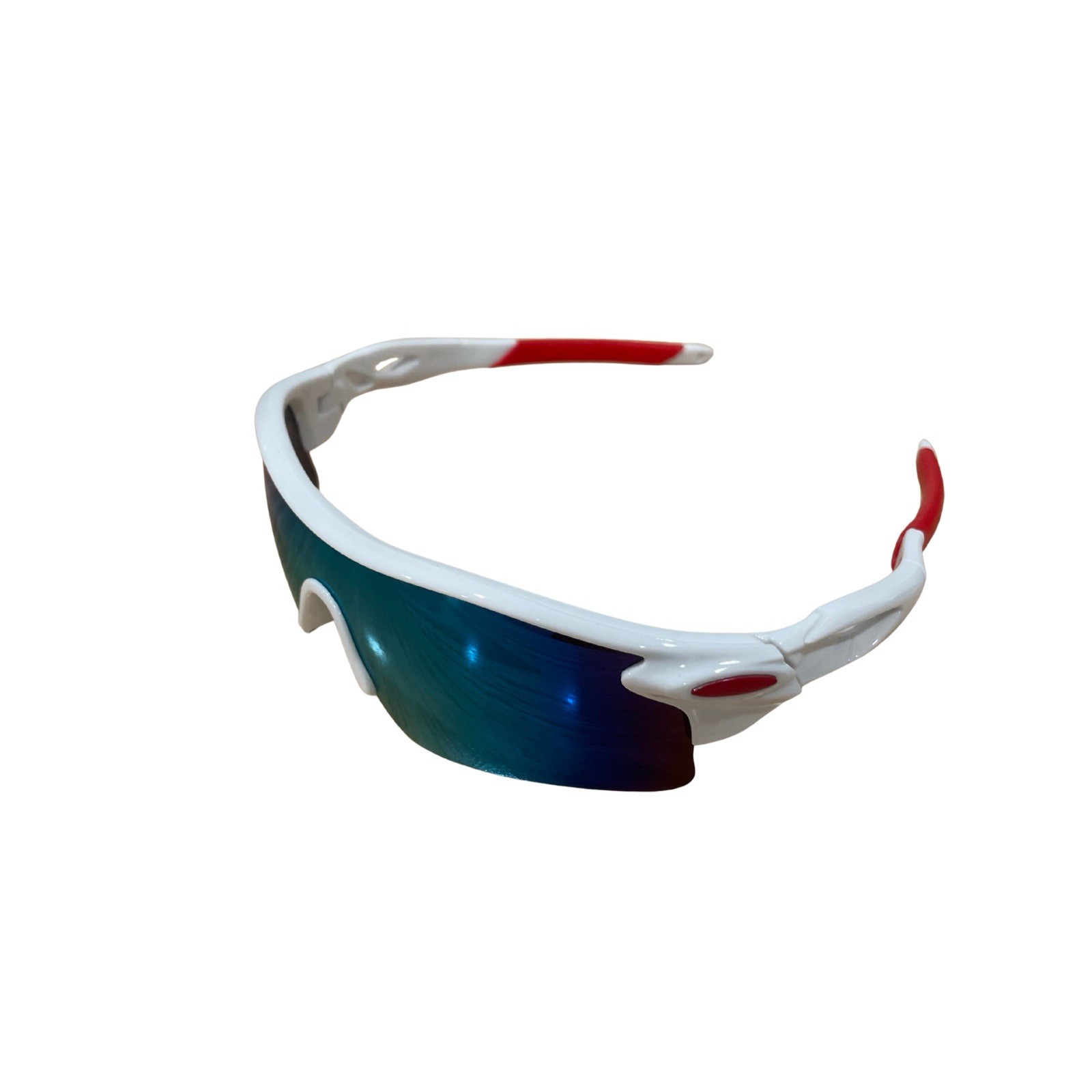 Sunglasses Outdoors Sports/biking /fishing/ Baseball White Red Blue