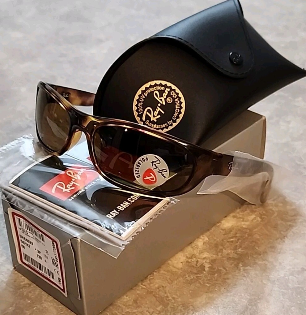 🔥 AUTHENTIC RAY-BAN PREDATOR Vintage HAVANA Polarized Sunglasses RB 4033 642/47