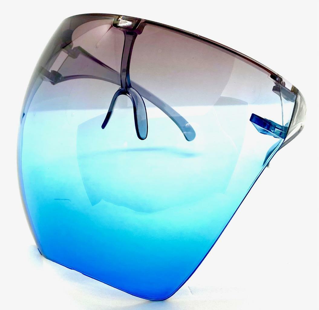 Oversized Bubble Face Shield Visor SUN GLASSES Protective Eyewear Anti Fog Lens
