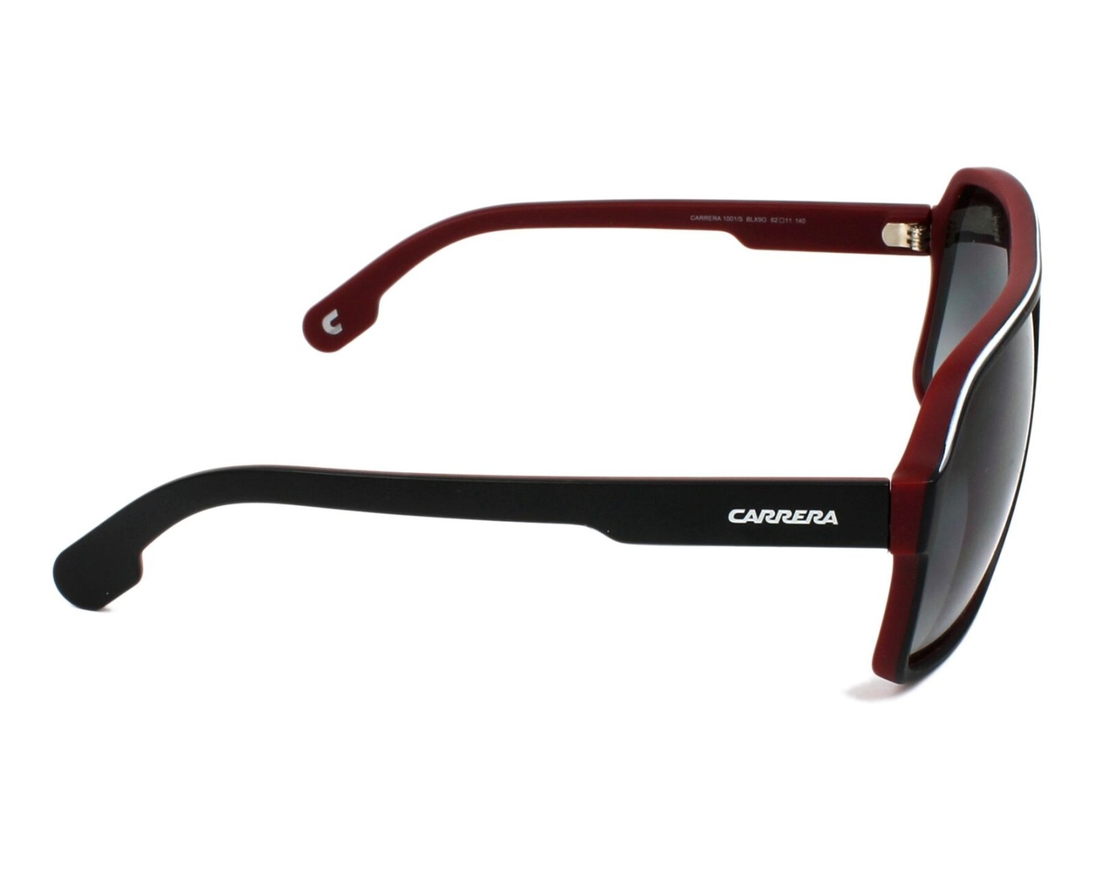 CARRERA CA 1001 S BLX Matte Black Frame Polarized Grey Lens New Authentic
