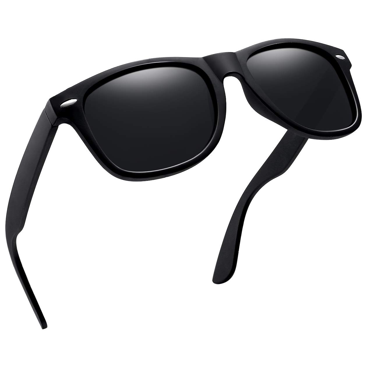 Joopin Polarized Sunglasses UV400 Standard, A01-matte Black Simple Packaging