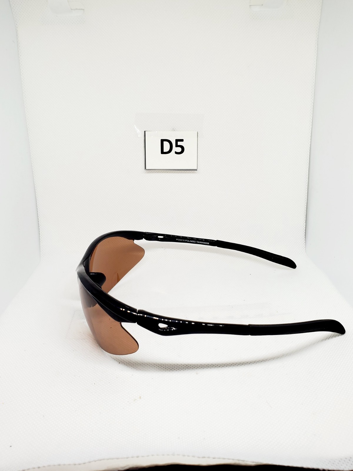 sunglasses plastic half rim black pc0215