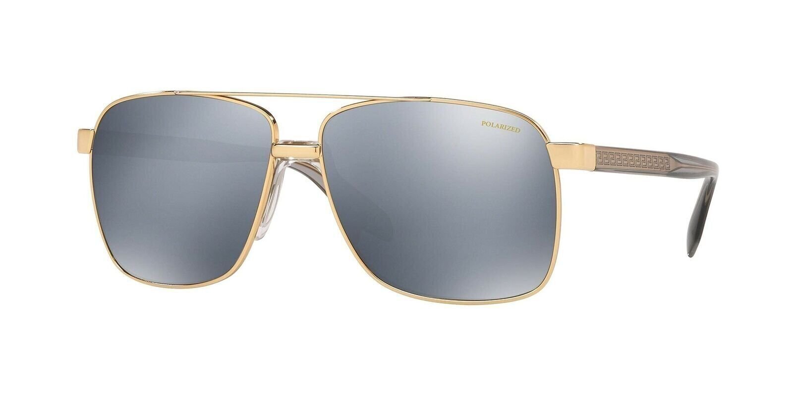 Versace VE2174 Sunglasses 1002Z3-59 Grey Mirror Silver Polarized Sunglasses