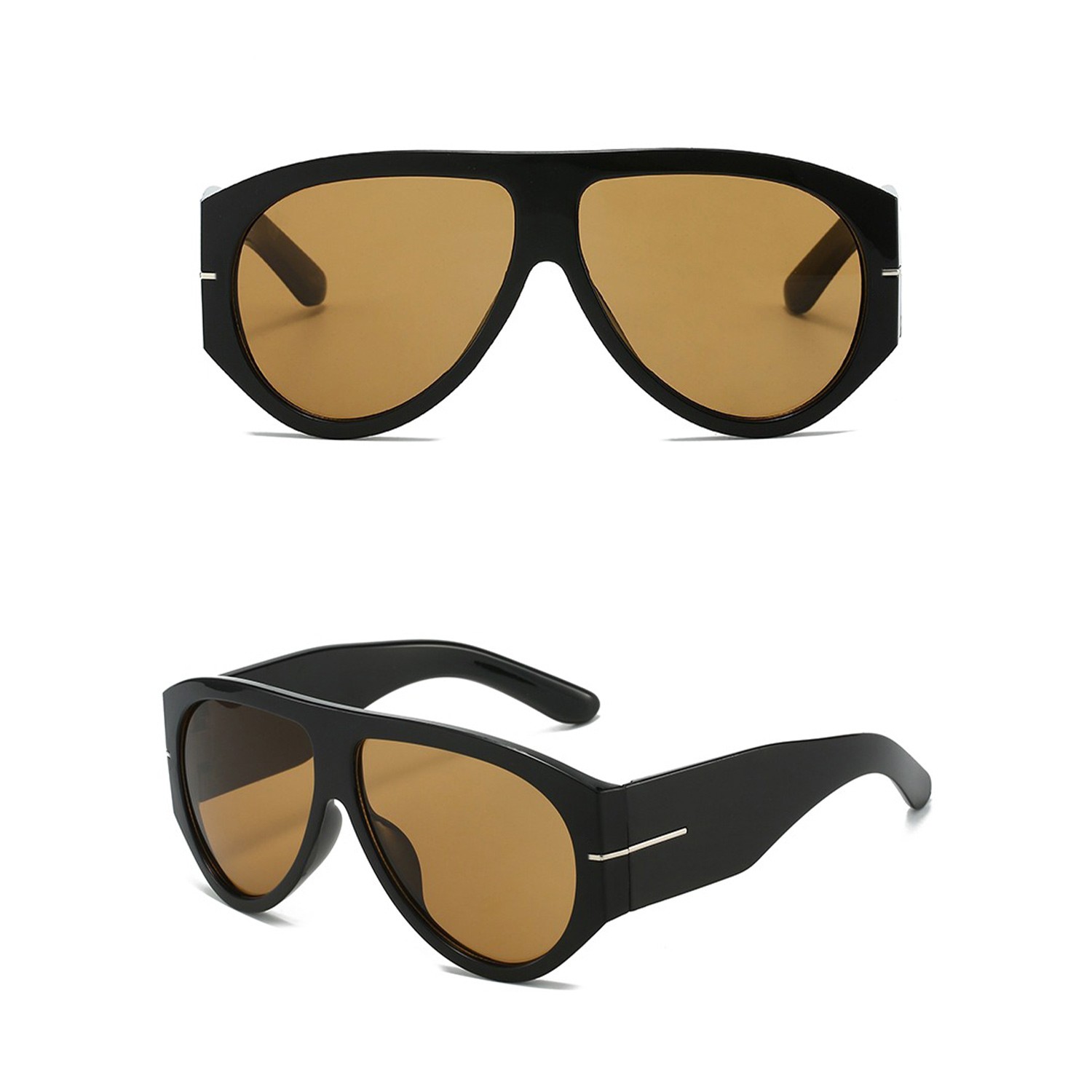 Oversized Retro Aviator Sunglasses Womens Mens 70s Classic Vintage Sun Glasses