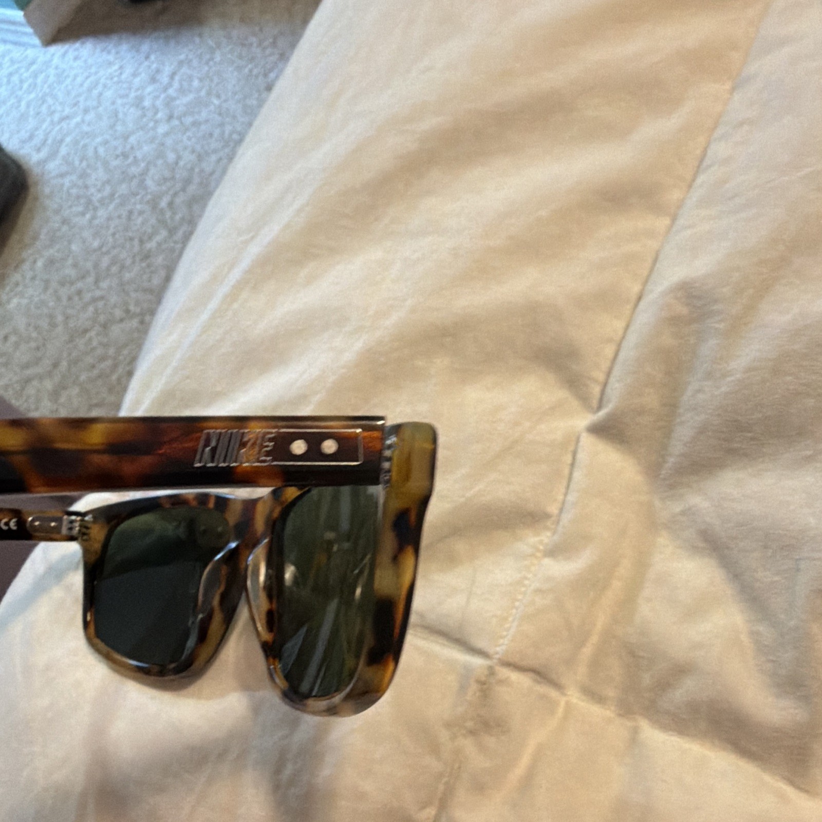 Nike Vintage 80 EV0632 Sunglasses Tortoise Shell Plastic Frame Green