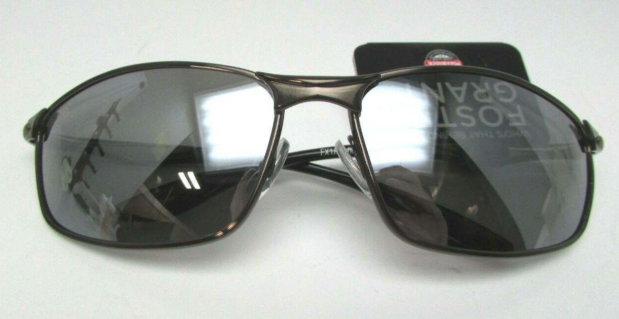 Foster Grant E/O Black Mirrored Sunglasses 100%UV NEW See Description EX18S1004A