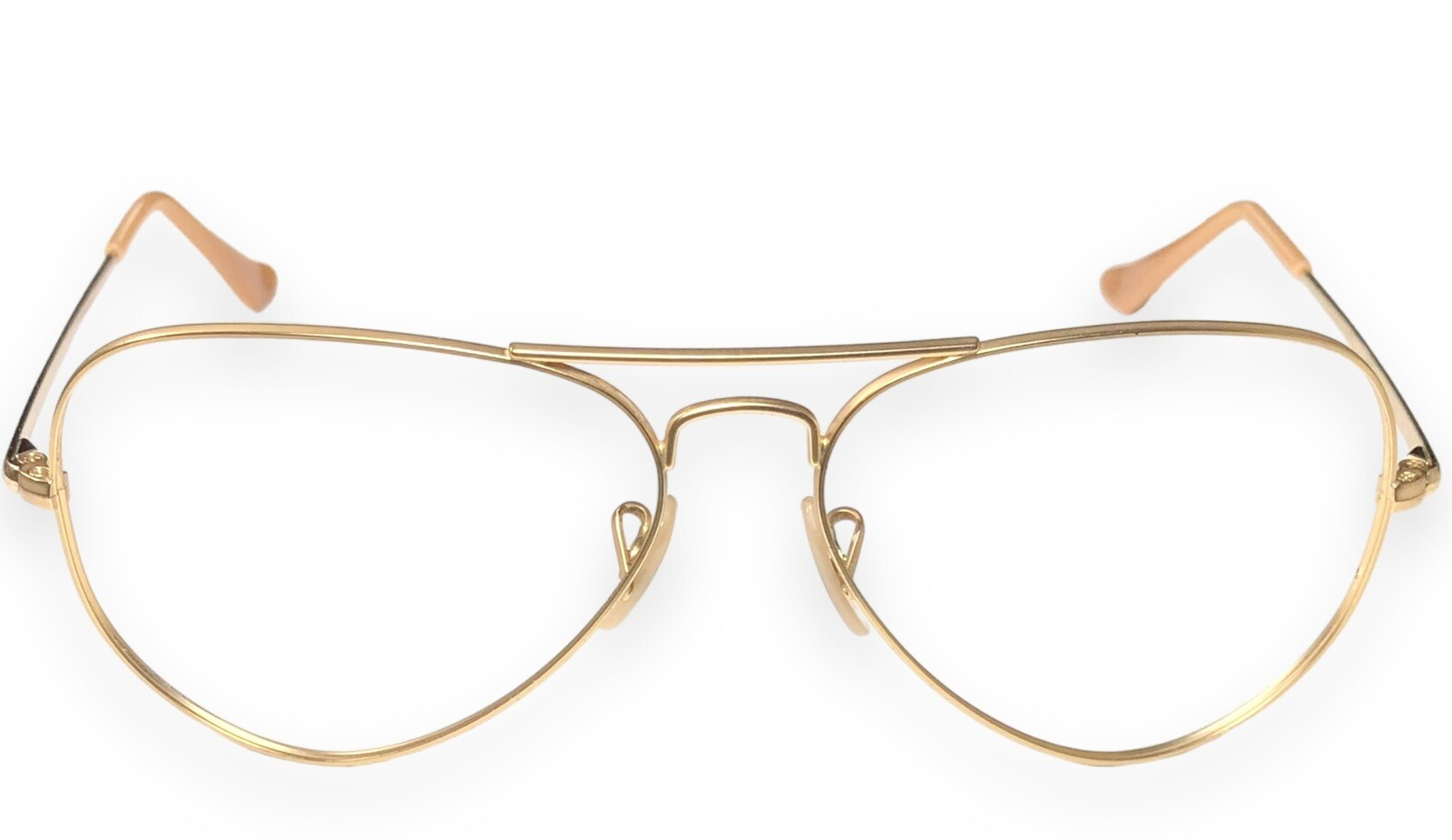 Ray Ban RB3689 9064/AF Aviator Metal II Sunglasses Golden Frame Only 58-14