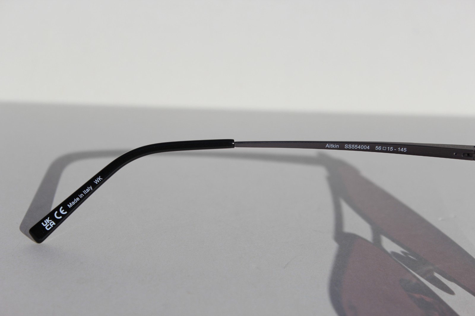 SERENGETI Aitkin POLARIZED Sunglasses Matte Gunmetal/Saturn Sedona SS554004 NEW