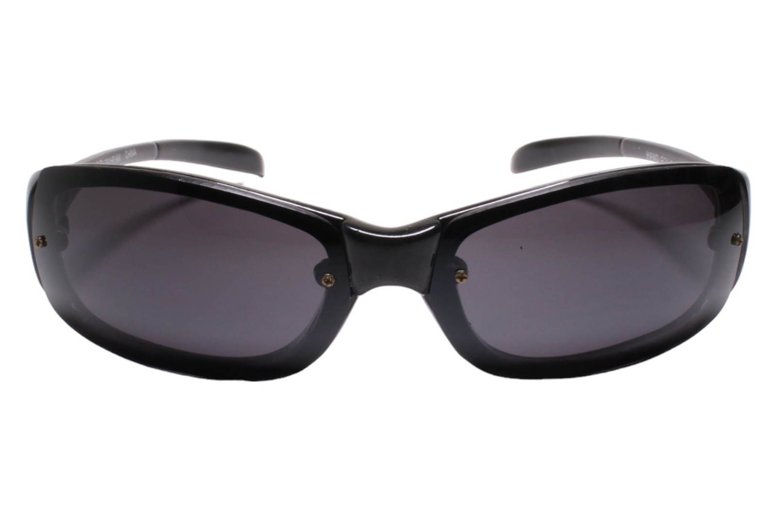 Wrap Shield Motorcycle Riding Biker Lightweight Sporty Look Black Sunglasses
