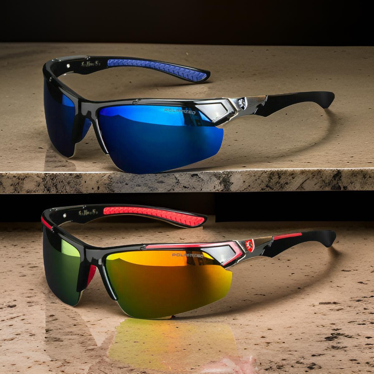 Polarized Sports Sunglasses Outdoor Cycling Driving Fishing Glasses UV400 Wrap